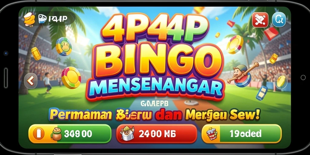 Tampilan screenshot 4P4P dengan gameplay Bingo yang menyenangkan.
