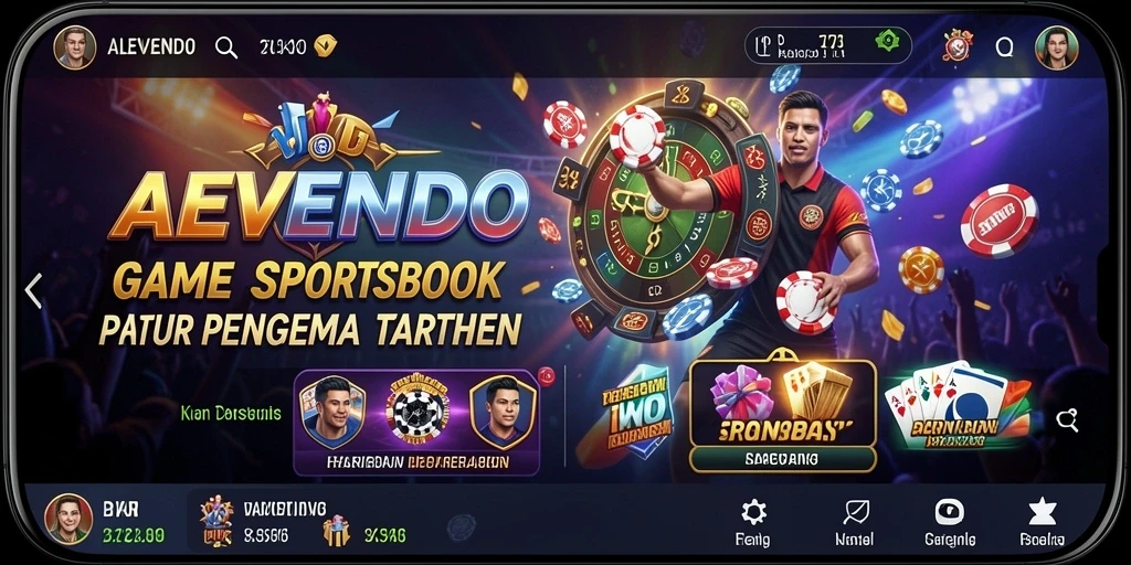 Tampilan menarik dan gameplay seru di ALEVENDO saat bertaruh.