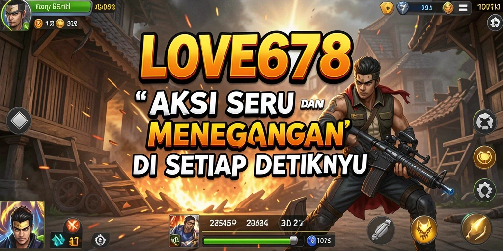 Tampilan gameplay LOVE678 penuh aksi dan adrenaline.