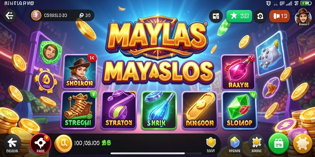 Tangkapan layar utama dari gameplay <strong>MAYASLOTS</strong> menunjukkan strategi yang mendalam dan interaksi pemain.